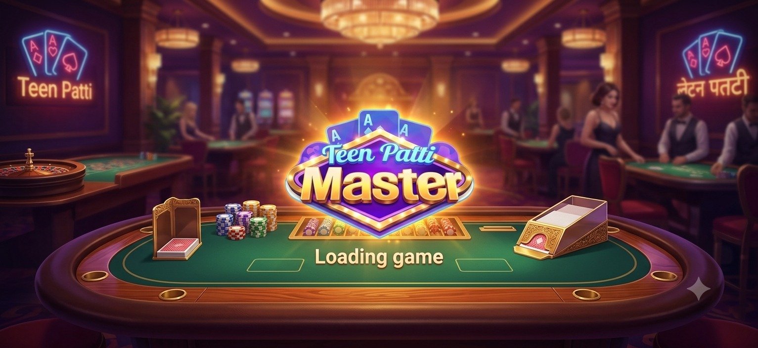 Teen Patti Master gameplay preview — casino table loading screen